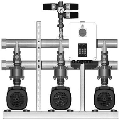 Насос для повышения давления Grundfos Hydro Multi-S 3CM3-6